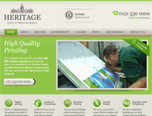 Tablet Screenshot of heritageprint.co.uk